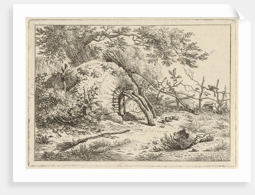 Oven with brooms by Hermanus Fock