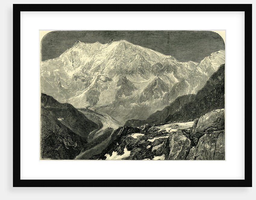 Monte Rosa from the Monte Moro Switzerland by Anonymous