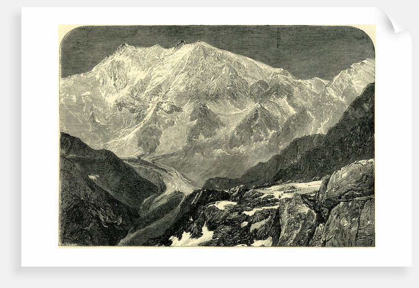 Monte Rosa from the Monte Moro Switzerland by Anonymous