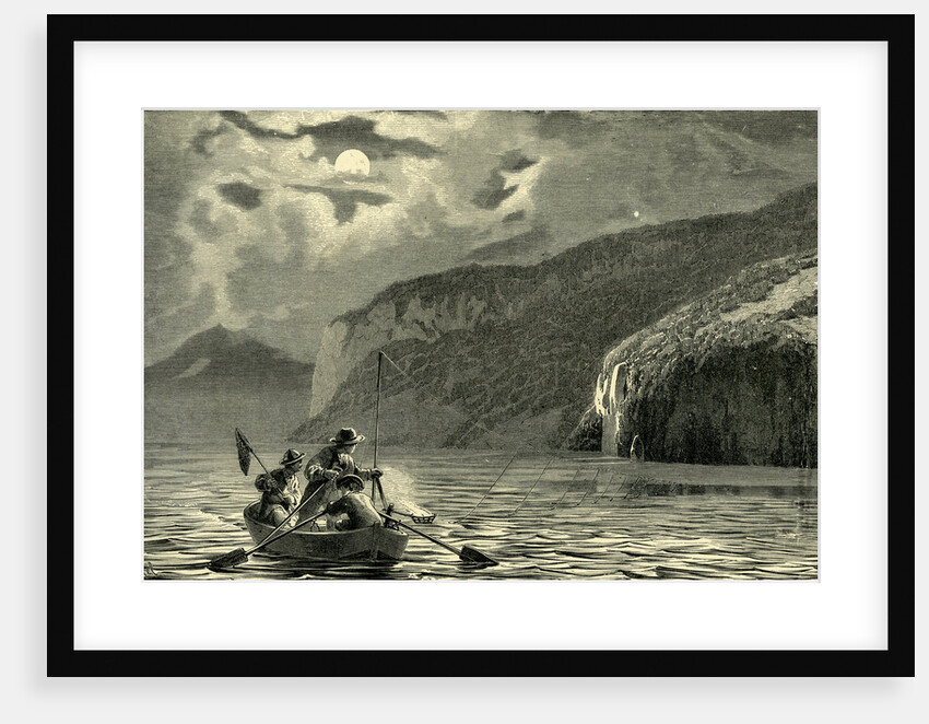 Fishing on the Swiss Lakes Switzerland by Anonymous