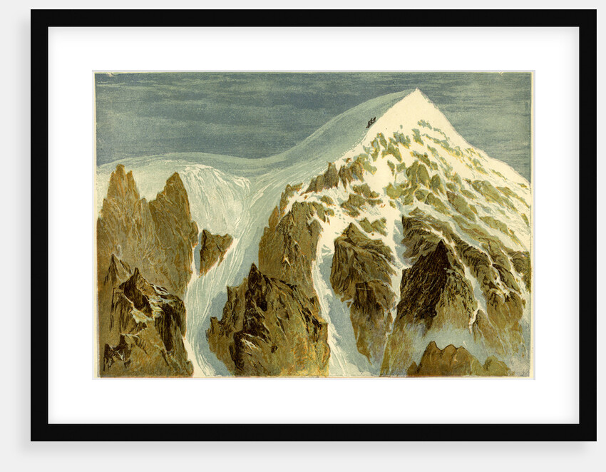 The Summit of the Aiguille Verte Switzerland by Anonymous