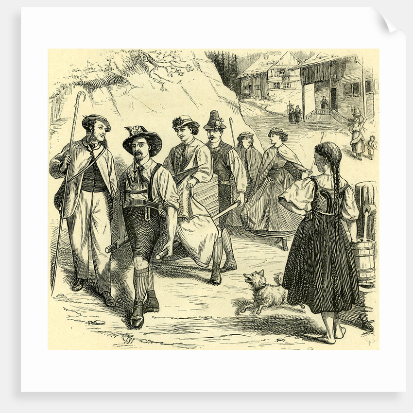 The Chaise-À-Porteur Switzerland by Anonymous