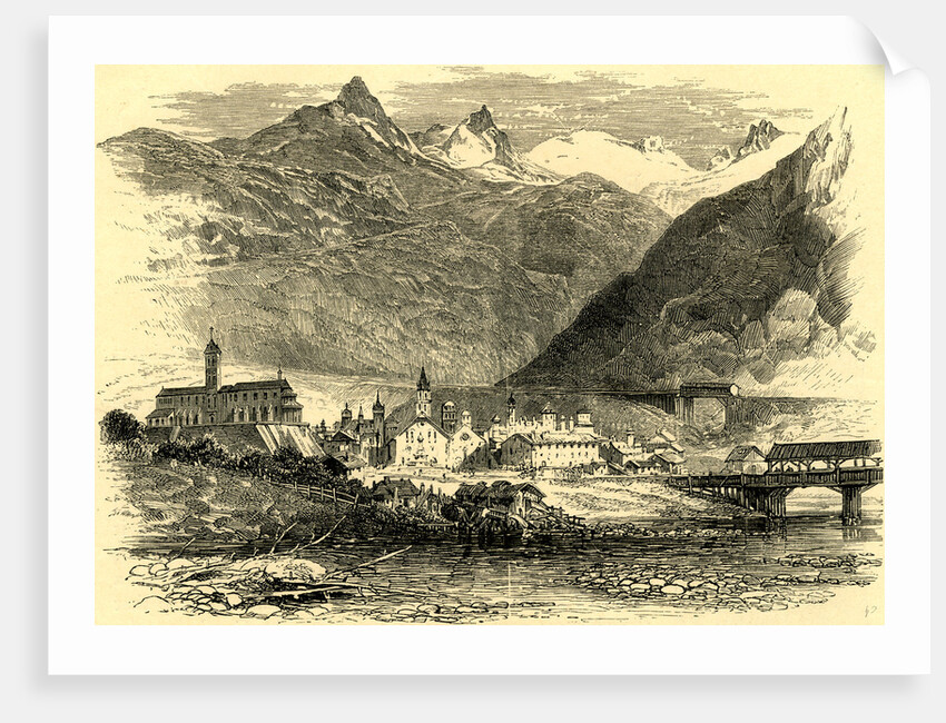 Brieg on the Simplon Switzerland by Anonymous