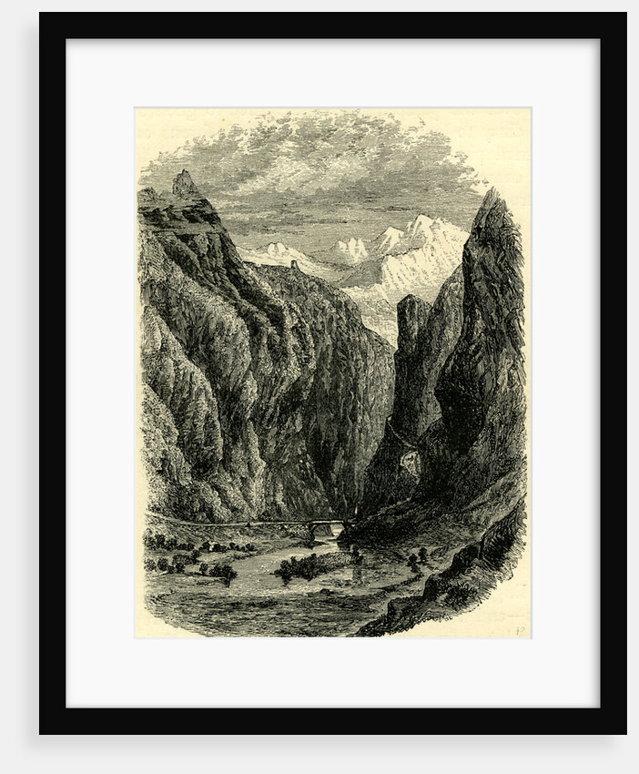 Valley in the Engadine Switzerland by Anonymous