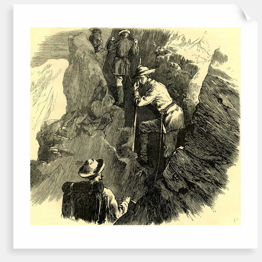 On the Weissthor Switzerland by Anonymous