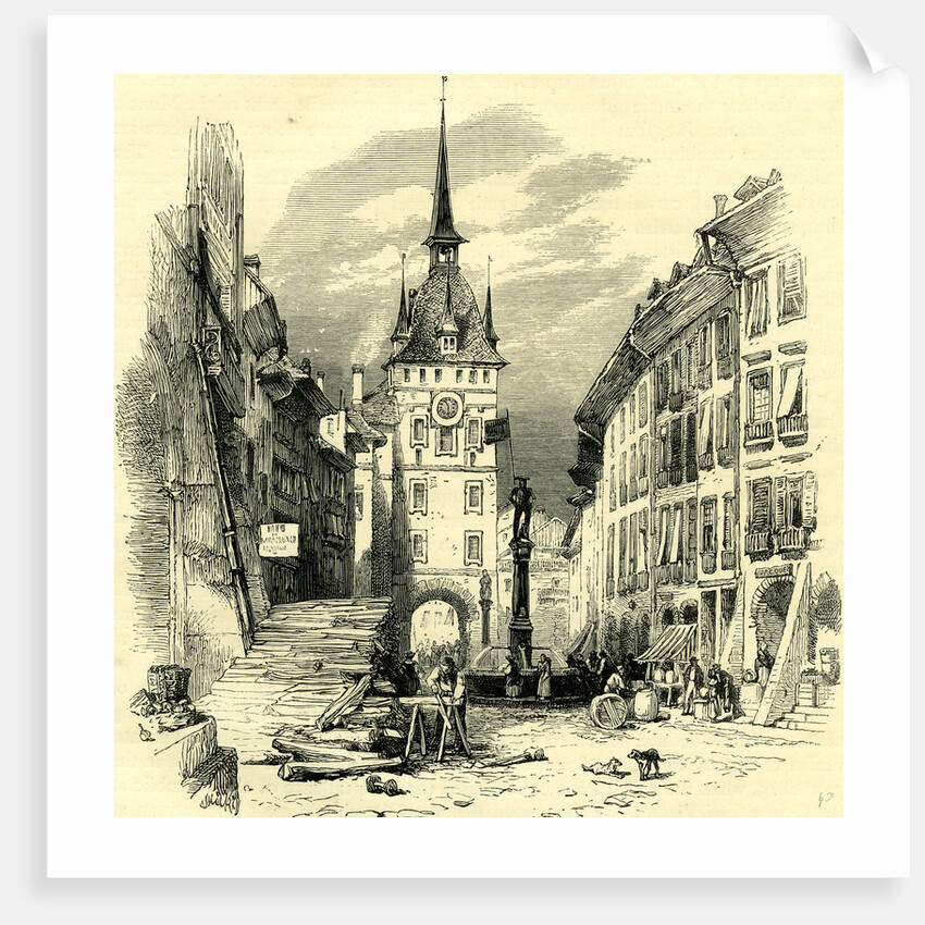 High Street Berne Switzerland by Anonymous