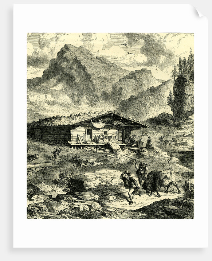 Outside the Chalet Switzerland by Anonymous