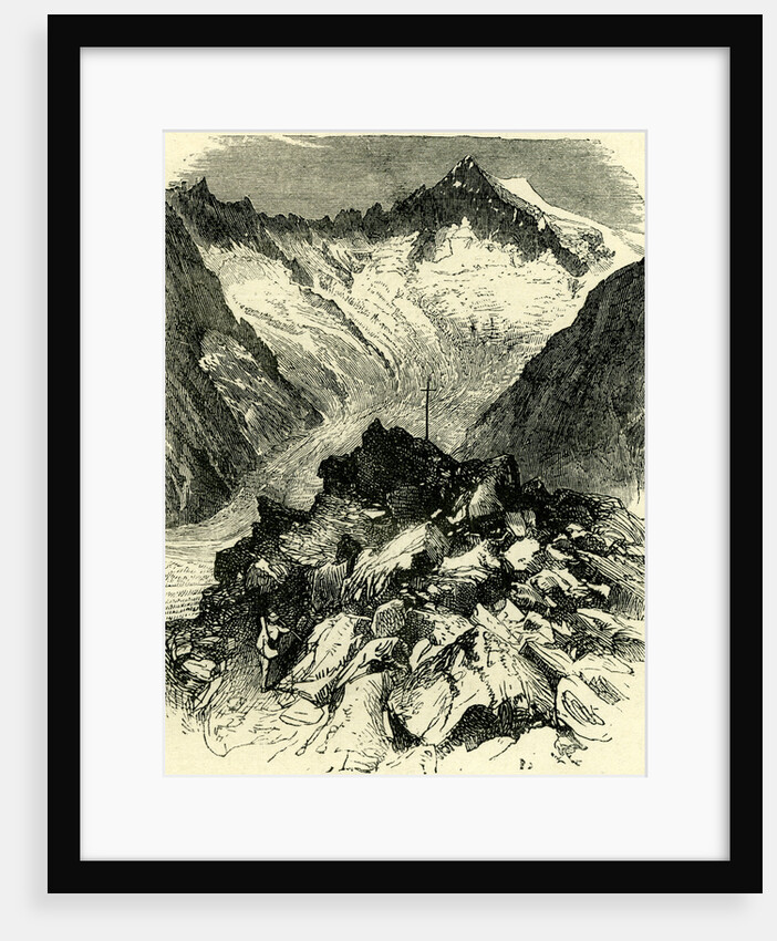Summit of the Aeggischorn Switzerland by Anonymous