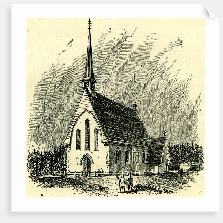 English Church at Chamouni Switzerland by Anonymous