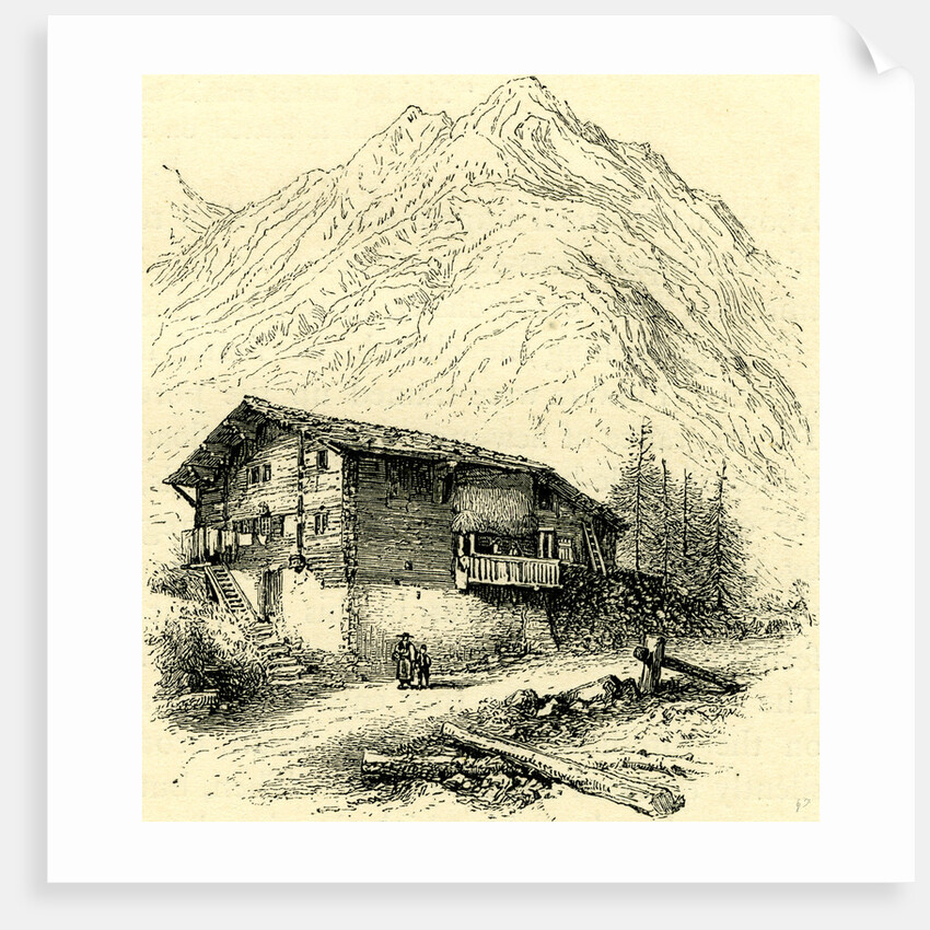 Oberland Chalet Switzerland by Anonymous