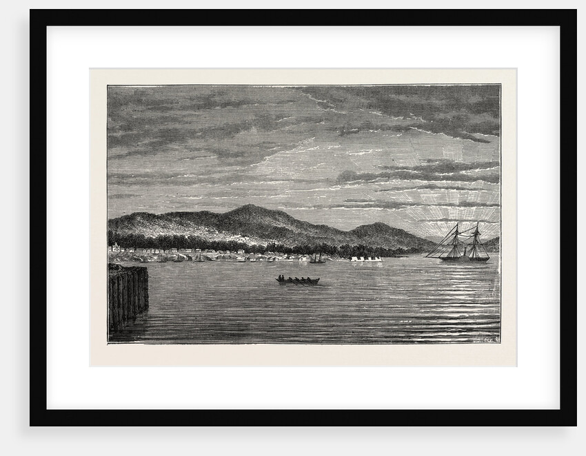 View of Nikolaievsk, the Capital of Amoorland. by Anonymous