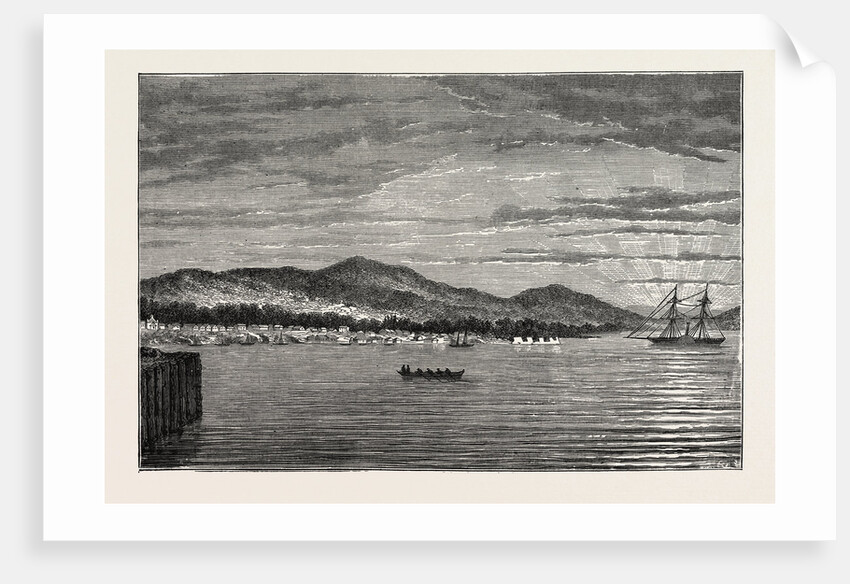 View of Nikolaievsk, the Capital of Amoorland. by Anonymous