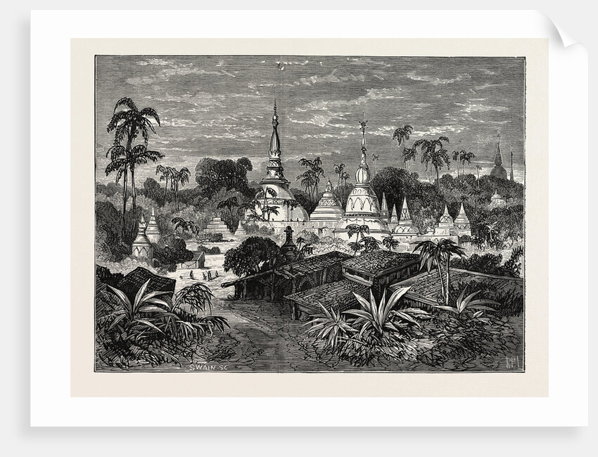 View in Pegu, British Burmah by Anonymous