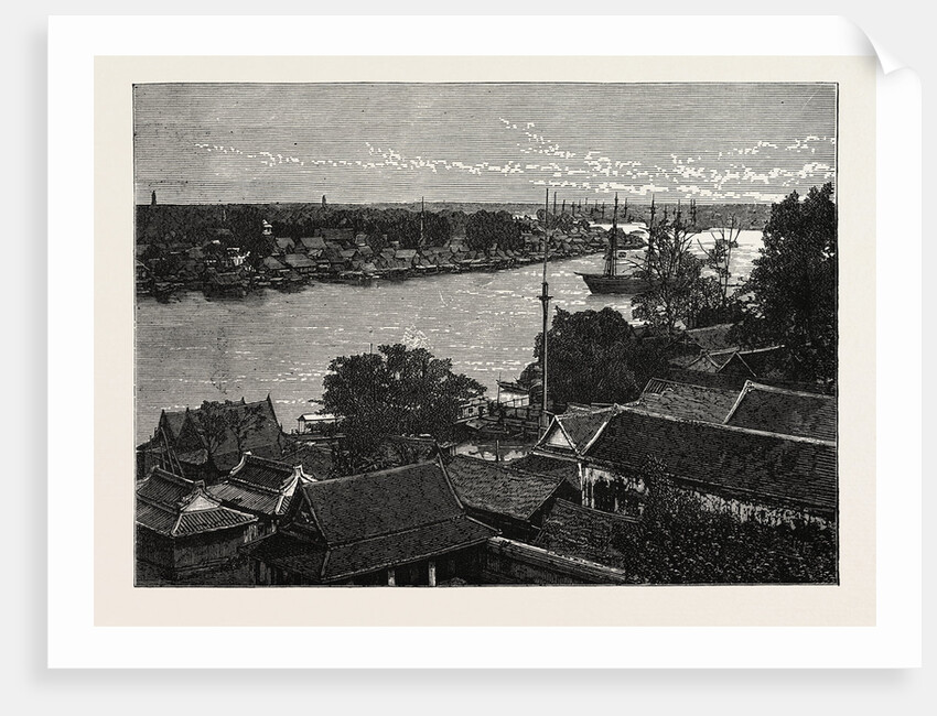 General View of Bankok and the Menam River by Anonymous