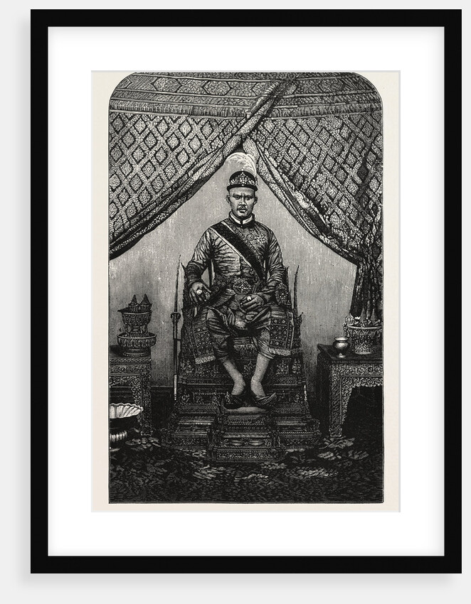The Second King of Siam in His State Robes by Anonymous