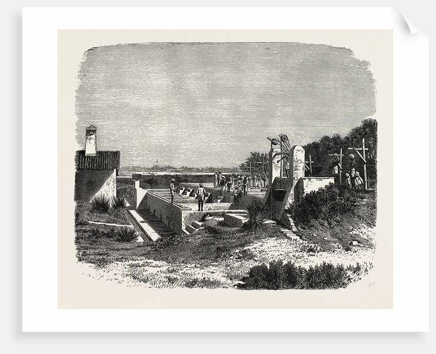 An Indigo Factory at Allahabad. by Anonymous
