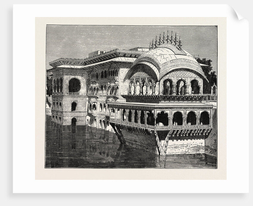 The Gopal Bhowan in the Palace of Digh, India by Anonymous
