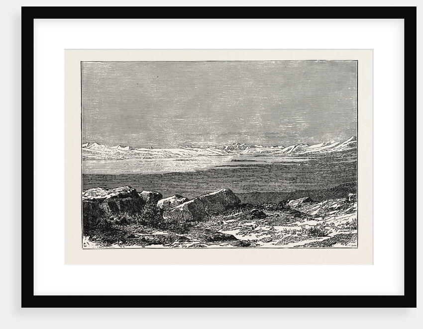 View of Lake Victoria, Pamir Steppe. by Anonymous