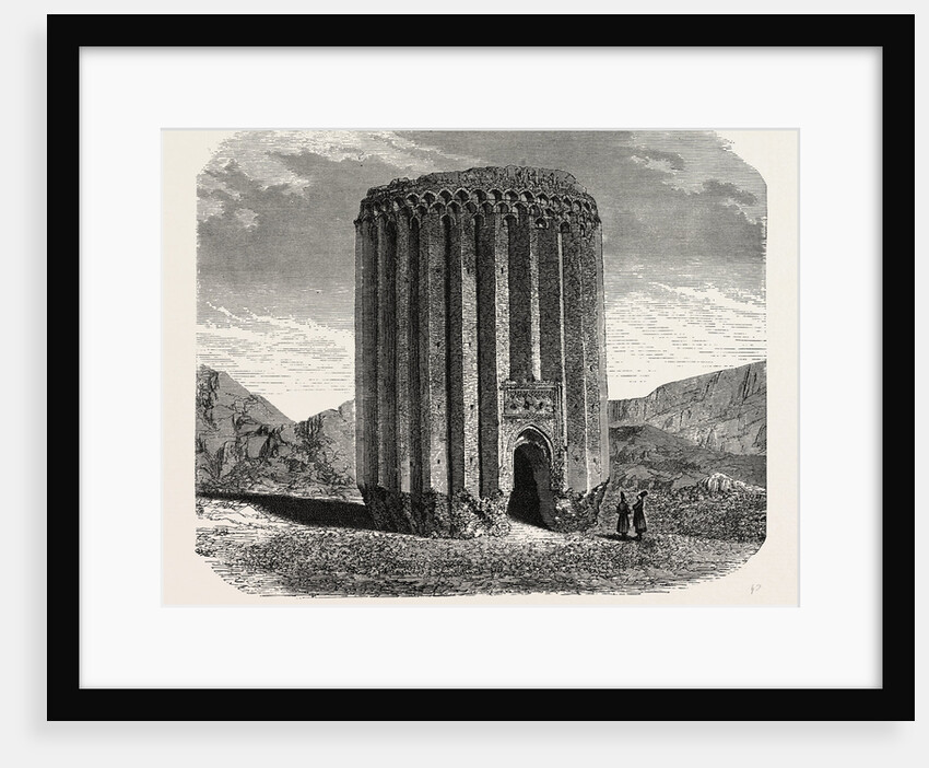 Tower on the Site of the Ancient Raghes, Persia (Believed to Be the Tomb of a Mogul King) by Anonymous