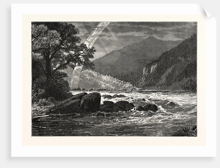 View of Balcony Falls, James River, Virginia by Anonymous