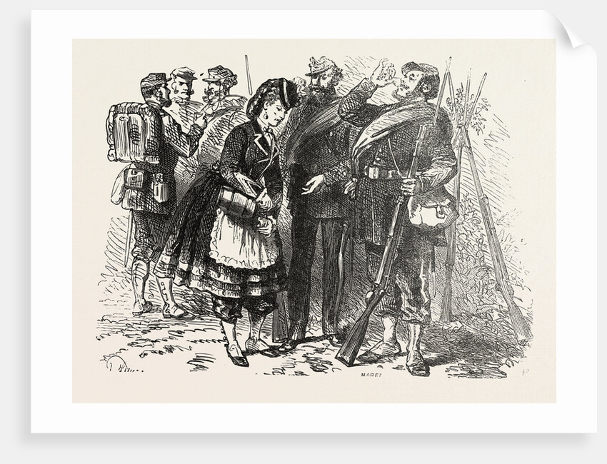 In the Camp of Chalons: The Sutler, France by Anonymous