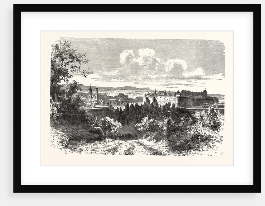 View of the Fortress of Sedan, France by Anonymous