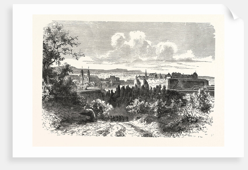 View of the Fortress of Sedan, France by Anonymous