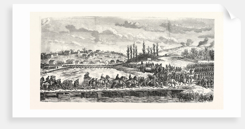 French Troops Under General Ducrot Cross the Marne on 30 November 1870, France by Anonymous