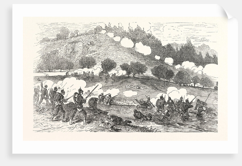 The 11th Prussian Infantry Battalion at Worth, the Sauerbach, Germany by Anonymous