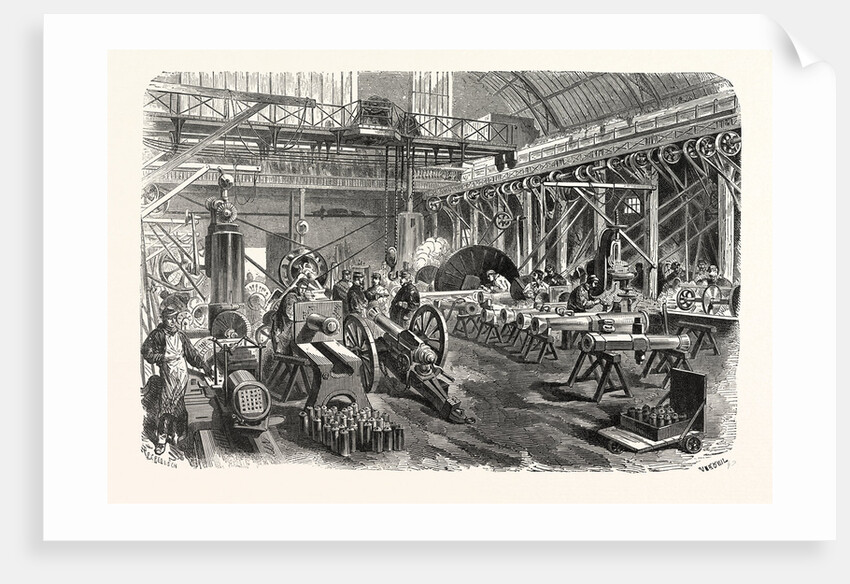Manufacture of Machine Guns and Conversion of Muzzle-Loaders in a Paris Foundry Piece, France by Anonymous