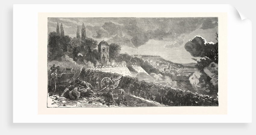 Scene from the Defense of the Park of Chatillon, France by Anonymous