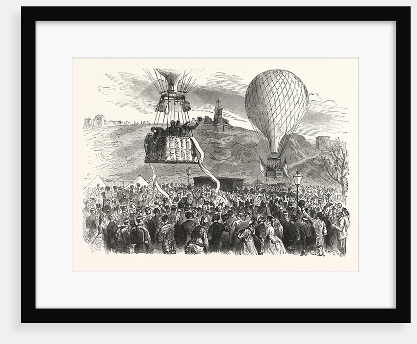 Leaving of Gambetta, Minister for the Interior, to Tours by Means of Balloon Armand Barbes, 7 October 1870, France by Anonymous