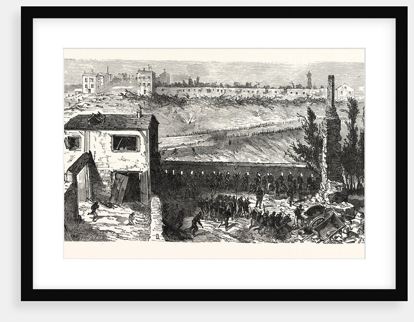 View of the Soap Factory in Le Bourget During Their Occupation by Anonymous