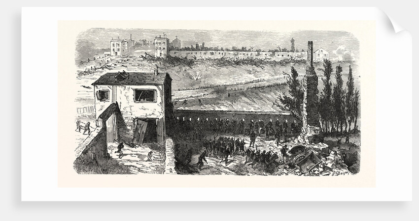 View of the Soap Factory in Le Bourget During Their Occupation by Anonymous
