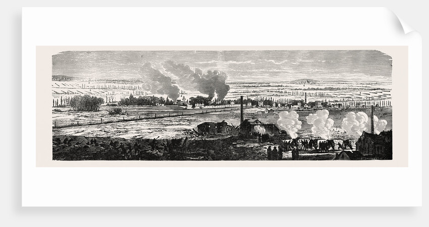 View of the Plane at Le Bourget on 23 December 1870 by Anonymous