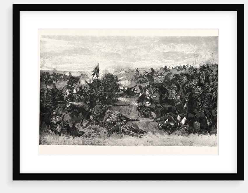 The 52nd Infantry Regiment at the Battle of Vionville on 16 August 1870, France by Anonymous