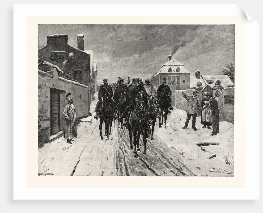 In Coulmiers. That One is General Von Der Tann! after the Painting by T. Birkmeyer by Anonymous