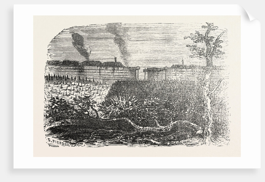 Obstruction of Individual Gates of the City Walls by Futzangeln, Barbed Wire and Barricades by Anonymous