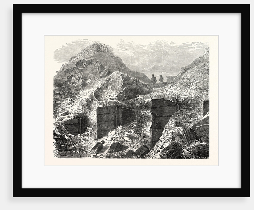 A Part of the Ramparts Before Paris after the Bombing, France by Anonymous