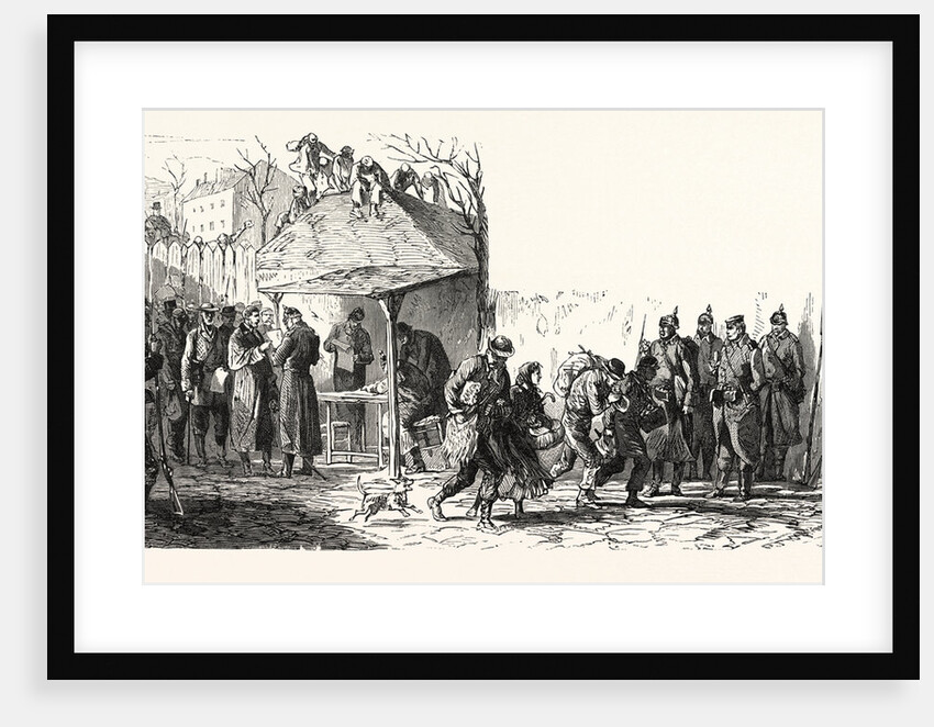 Before Paris: Presentation of Passes at the Gate of Pantin, France by Anonymous