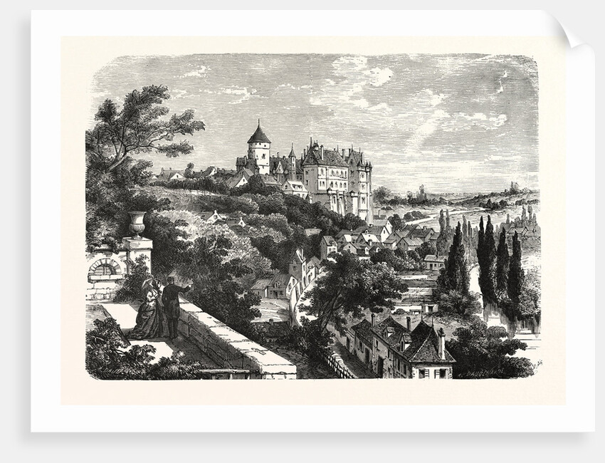 View of Chateaudun, France by Anonymous