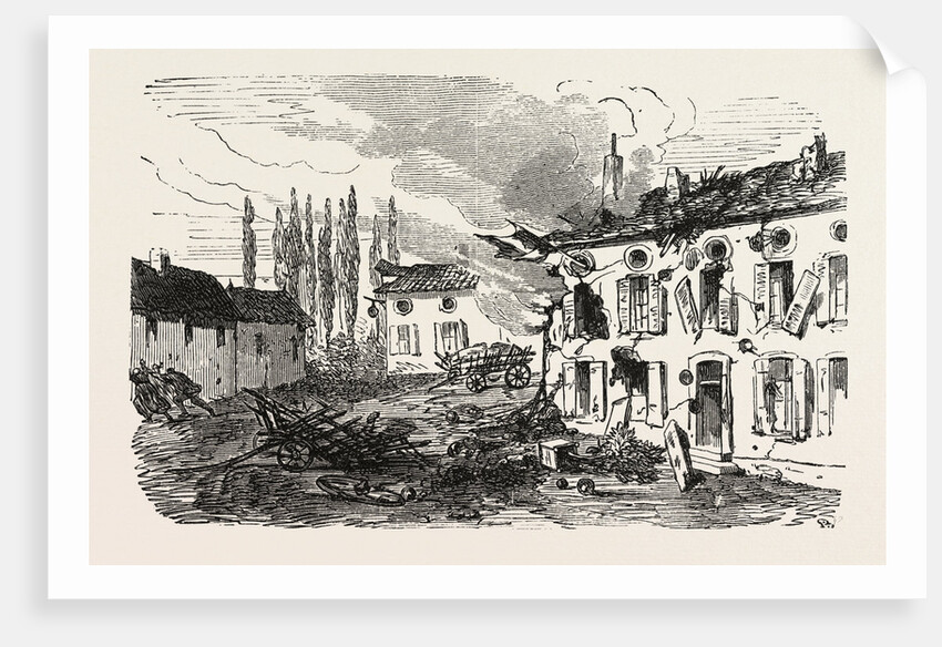 Imperial Quarter in Gravelotte, 5 Minutes after the Departure of Emperor Napoleon III, France by Anonymous