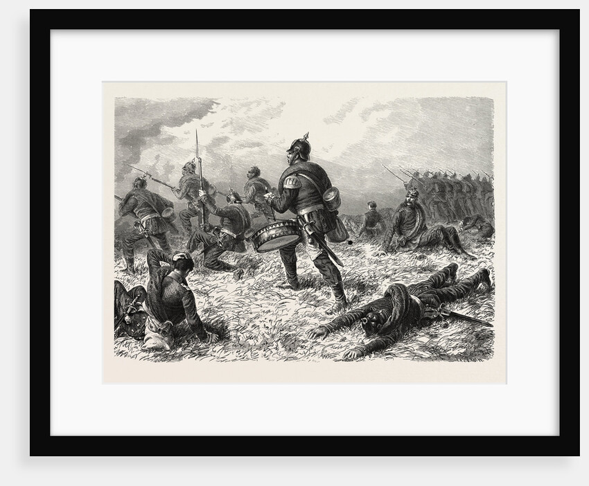 The Drum of the Emperor Alexander Regiment at Le Bourget, France by Anonymous