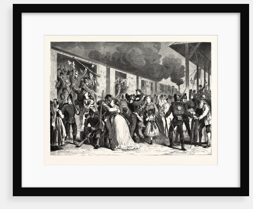 The Departure, 1870 by Anonymous