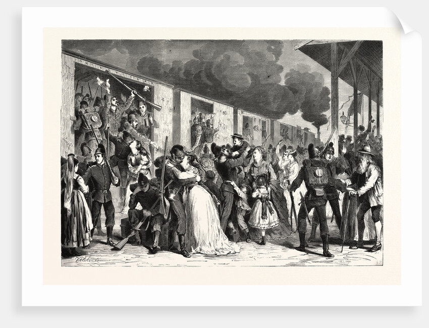 The Departure, 1870 by Anonymous