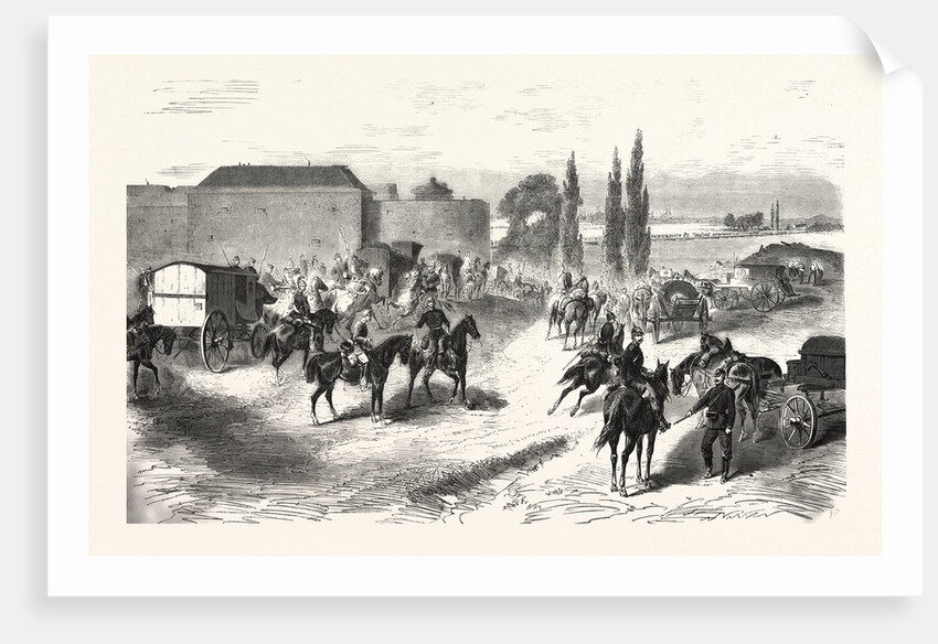 Passage of the Rhine at Mainz of the 12th Corps. August 3, 1870 by Anonymous