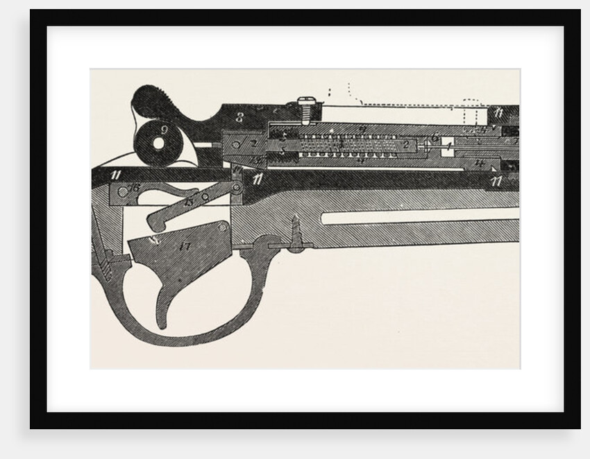 Chassepot, Engraving 1870 by Anonymous