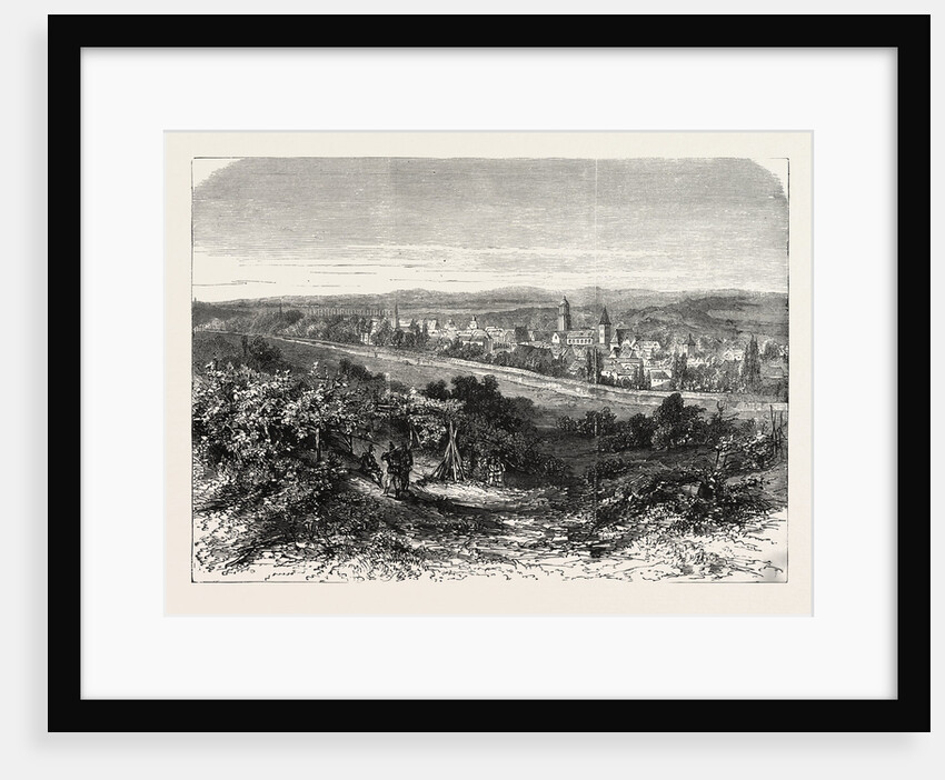 View of the City of Wissembourg in Alsace 1870 by Anonymous
