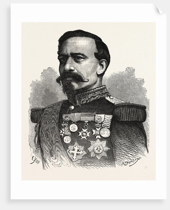 General Bourbaki, Commanding the Imperial Guard by Anonymous