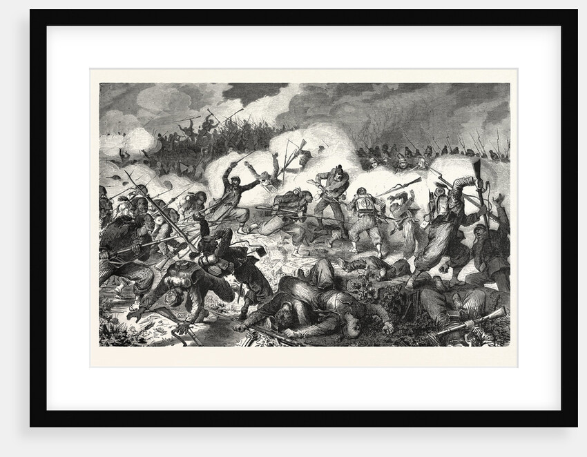 Fight the 10th Bavarian Battalion of Hunters against the Turcos in the Vineyards of Wissembourg the August 4 1870 by Anonymous